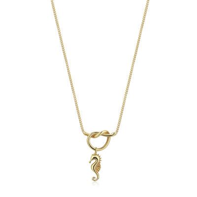 Knotted Seahorse Necklace - 2