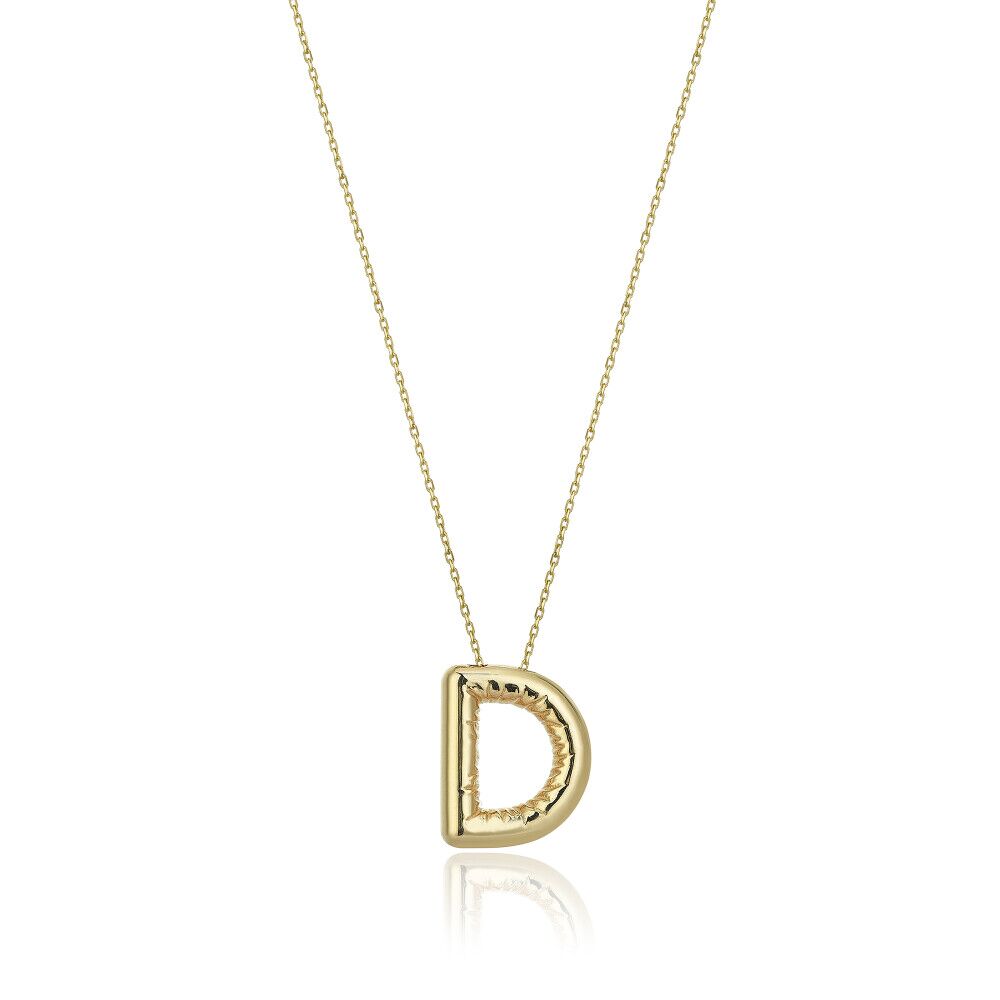 Letter D Necklace - 2