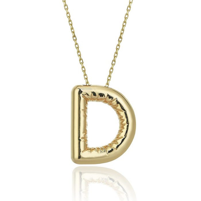Letter D Necklace - 1