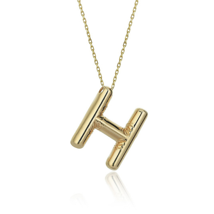 Letter H Necklace - Üsküplü