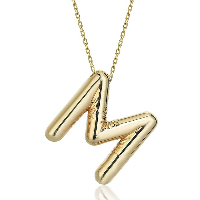 Letter M Necklace - Üsküplü
