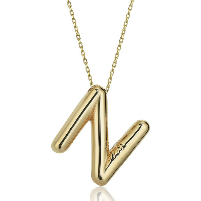 Letter N Necklace - Üsküplü