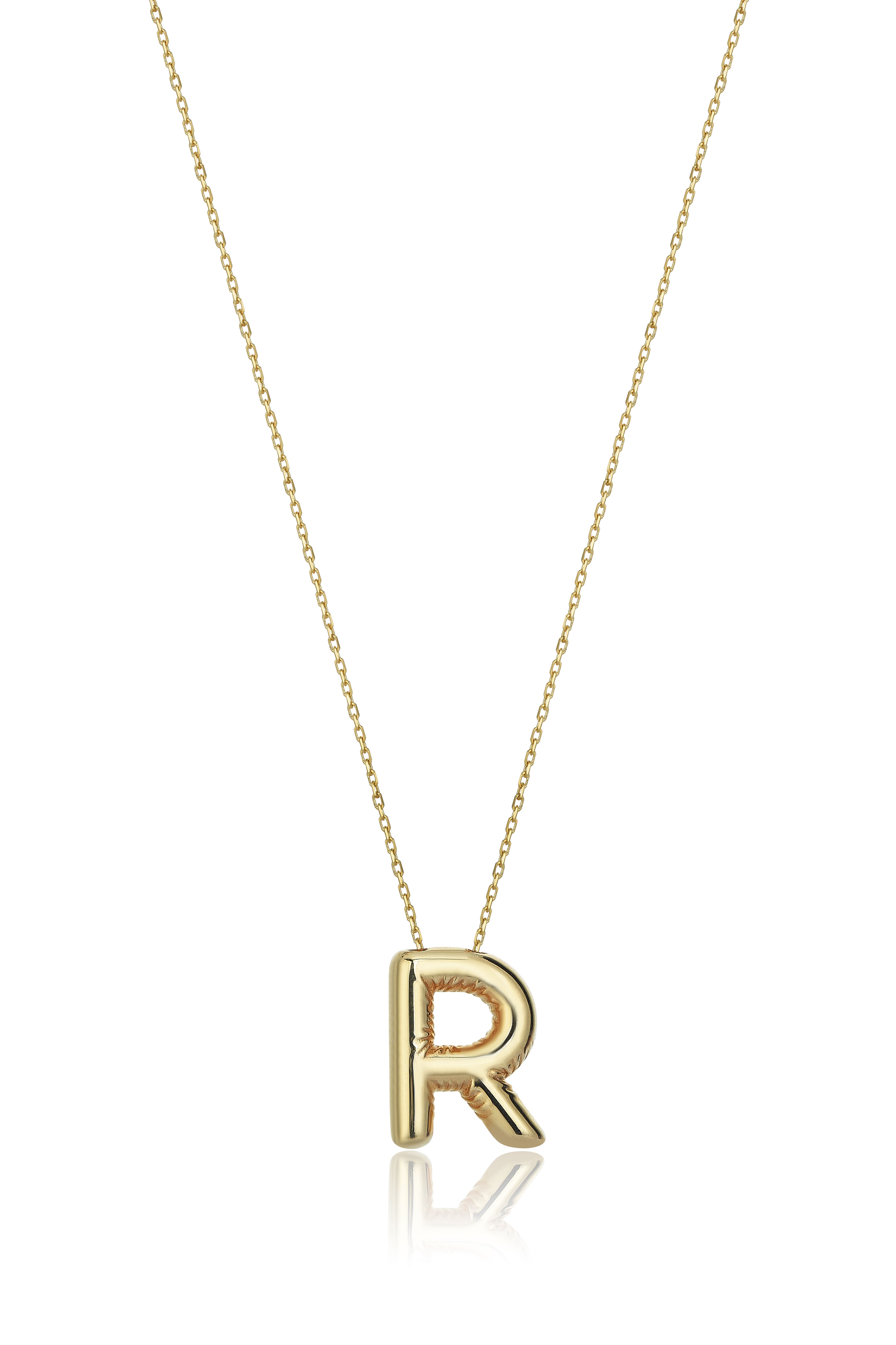 Letter R Necklace - 2