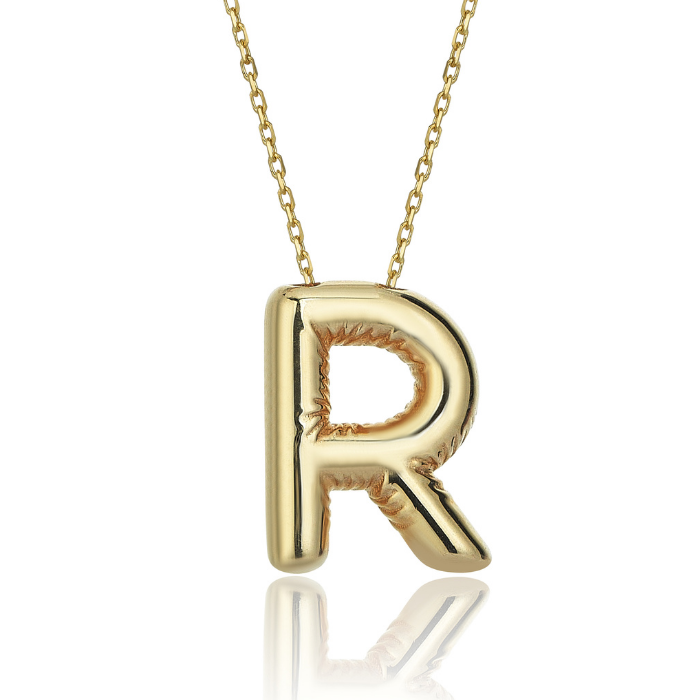 Letter R Necklace - 1