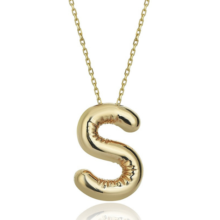 Letter S Necklace - Üsküplü