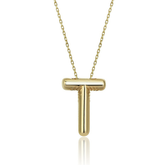 Letter T Necklace - Üsküplü