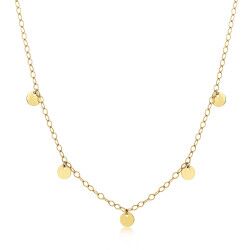 Line of Five Circles Necklace - Üsküplü (1)