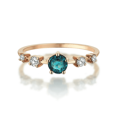 London Blue Diamond Ring - 2