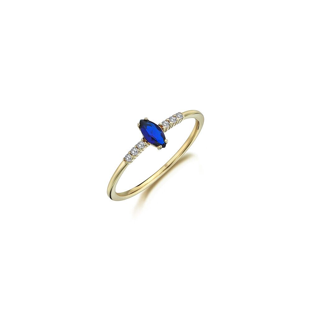 Marquise Sapphire Ring - Üsküplü