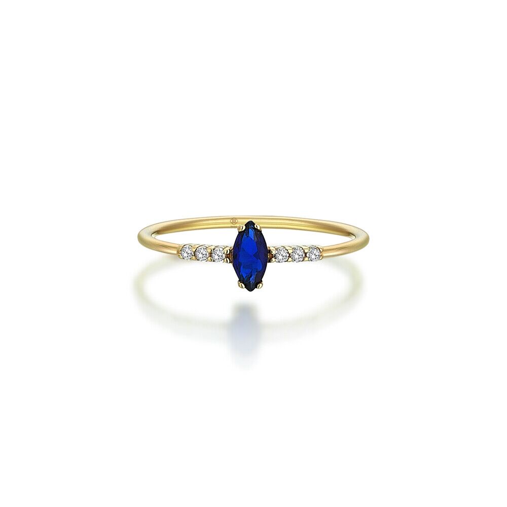 Marquise Sapphire Ring - Üsküplü (1)