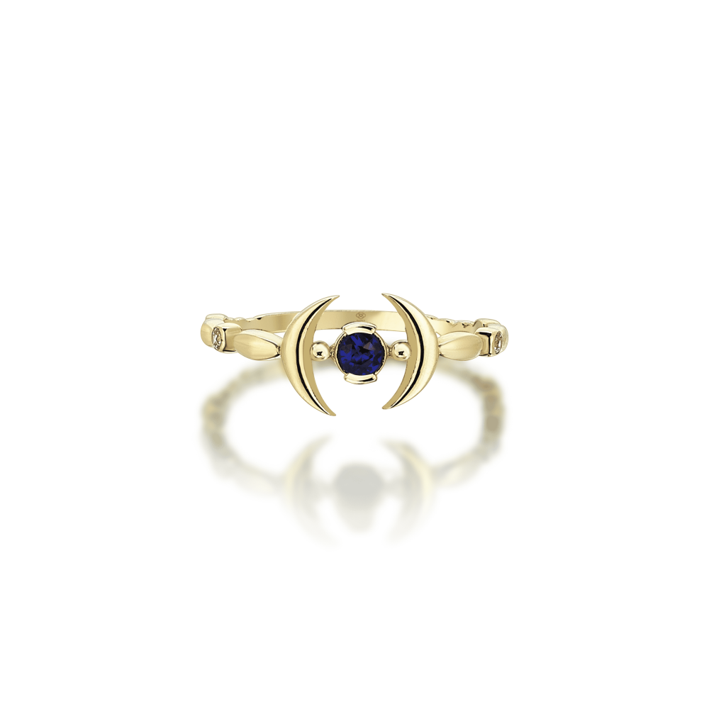 Mystic Blue Amethyst Ring - 2