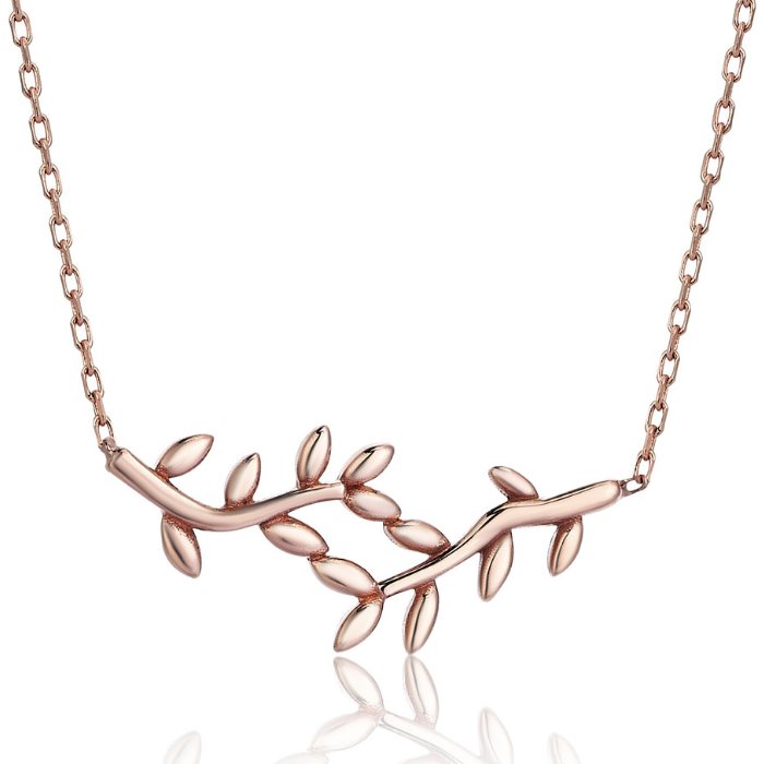 Olivia the Peace Rose Necklace - Üsküplü