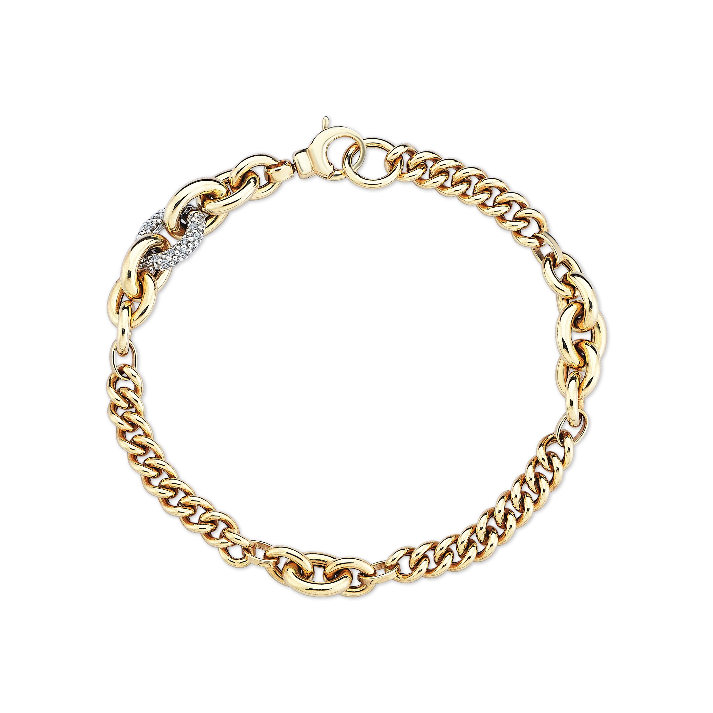 One Stoney Rolo Chain Bracelet - Üsküplü