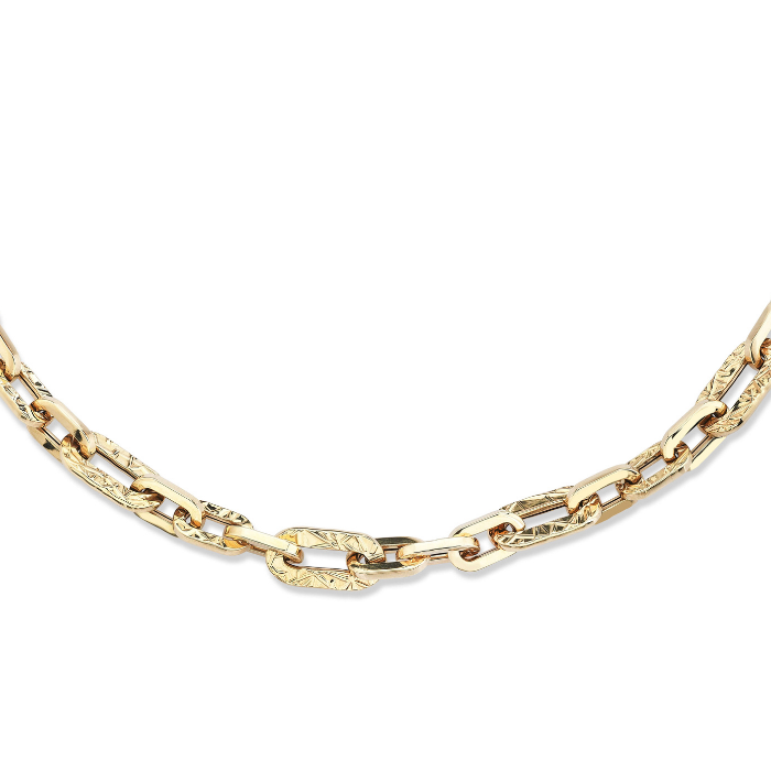 Patterned Chains Necklace - 1