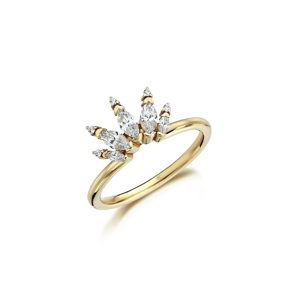 Petite Crown Ring - Üsküplü