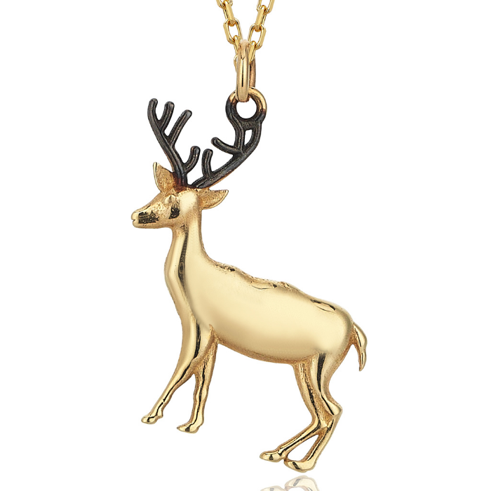 Petite Deer Necklace - 1