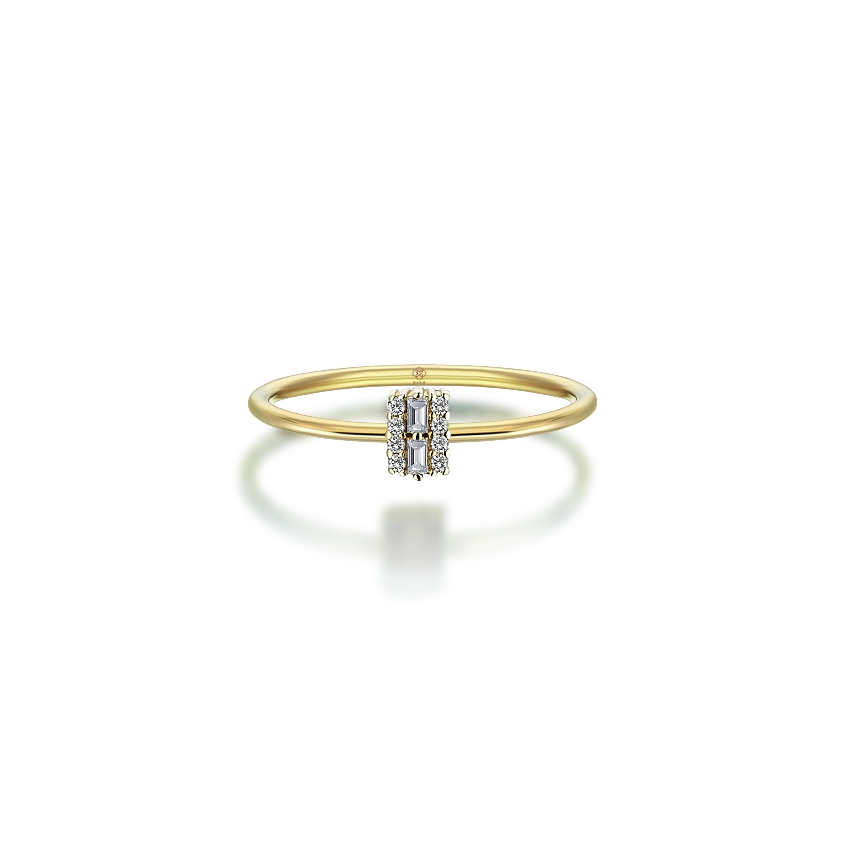 Petite Diamond Baguette Ring - Üsküplü (1)