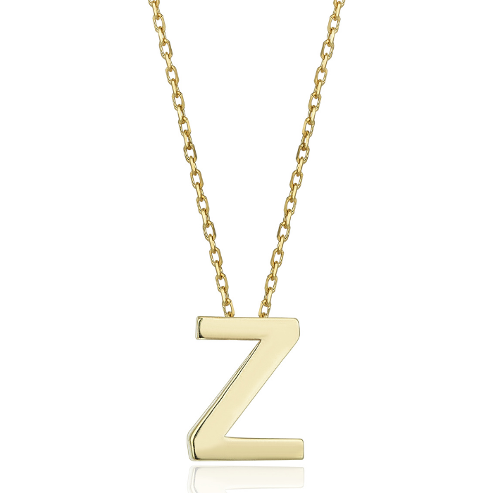 Petite Letter Z Necklace - 1