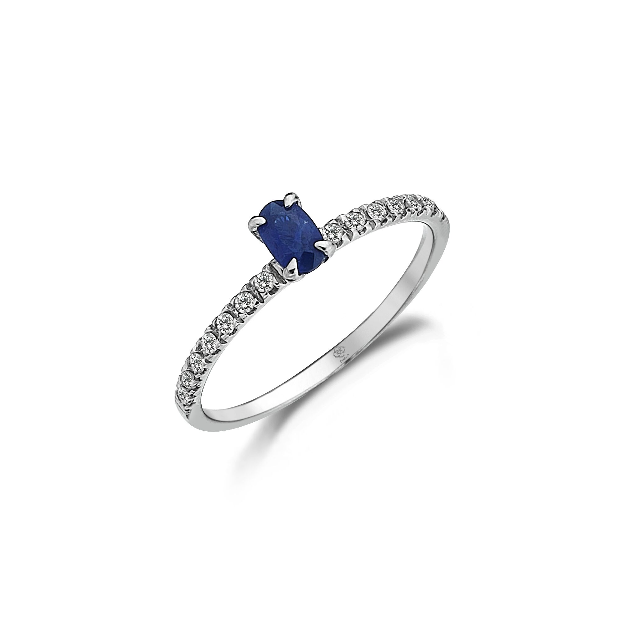 Petite Sapphire Ring - Üsküplü