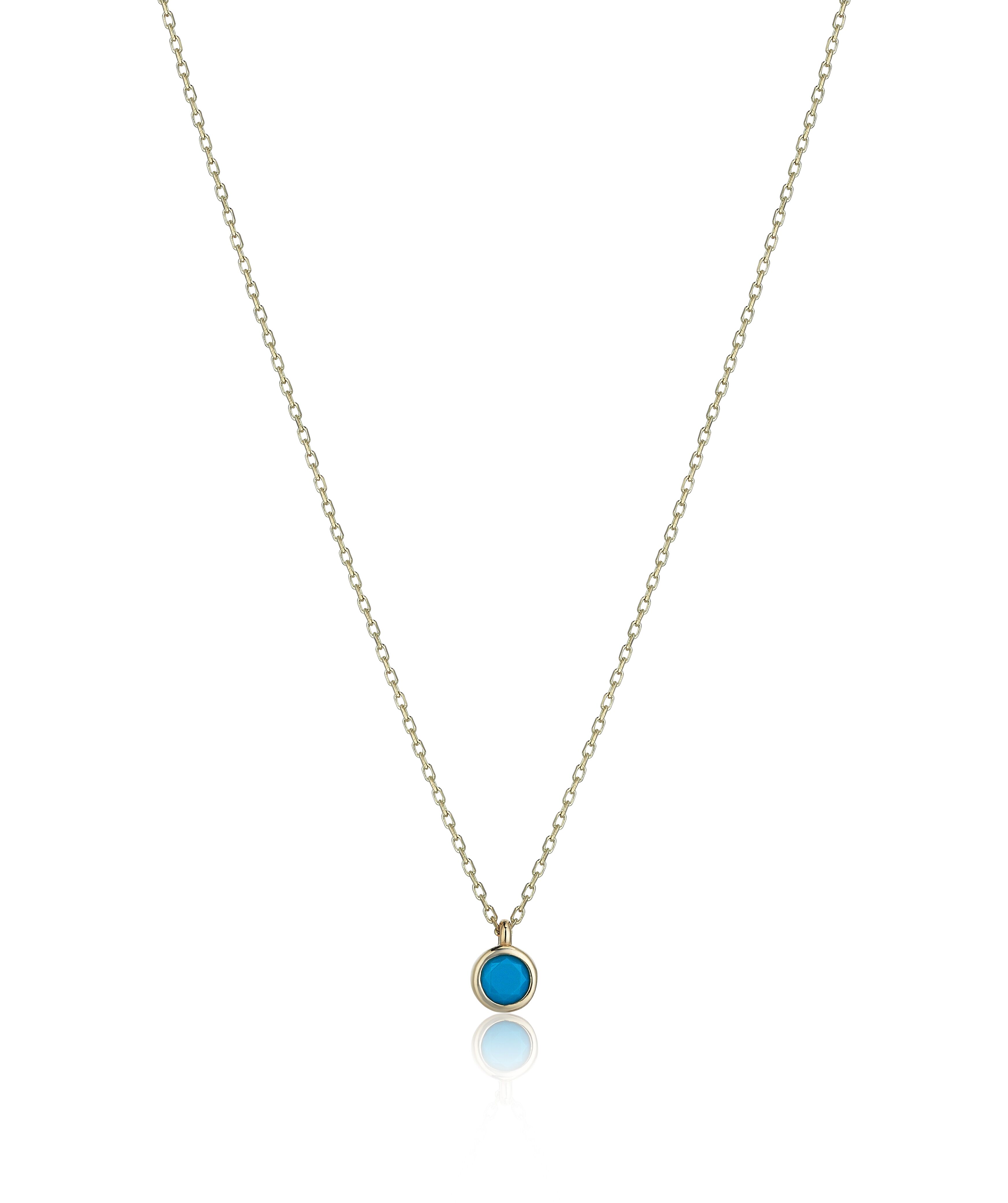 Petite Turquoise Necklace - Üsküplü (1)