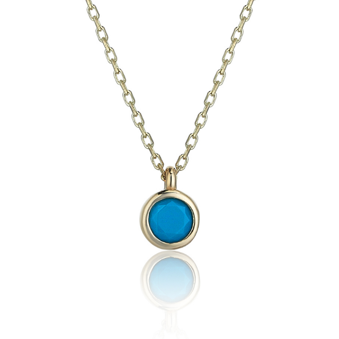 Petite Turquoise Necklace - 1