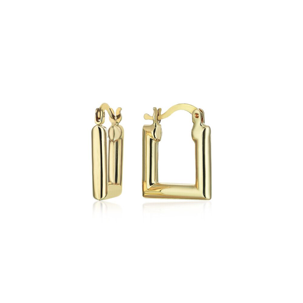 Plain Square Earring - Üsküplü (1)