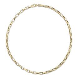 Polished Oval Chain Necklace - Üsküplü (1)