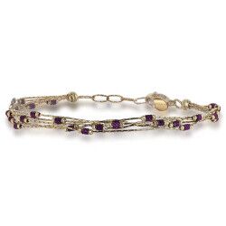 Purple Enamel Bracelet - Üsküplü