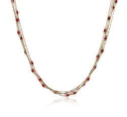 Red Enamel Necklace - Üsküplü