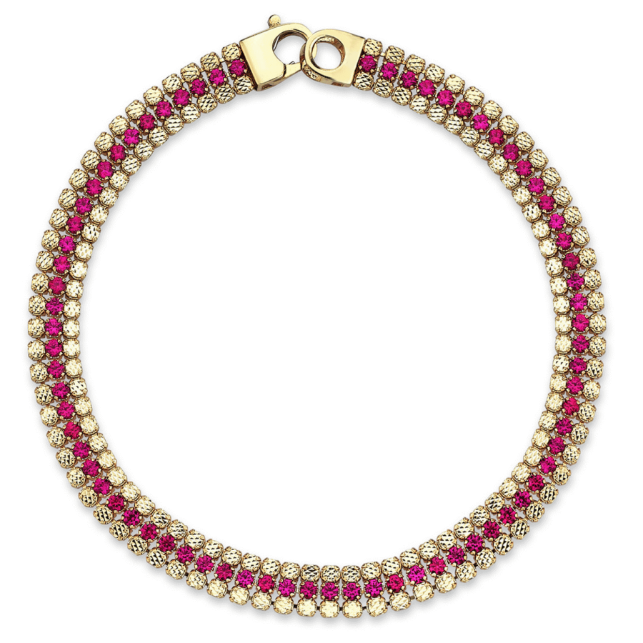 Red Tennis Bracelet - Üsküplü