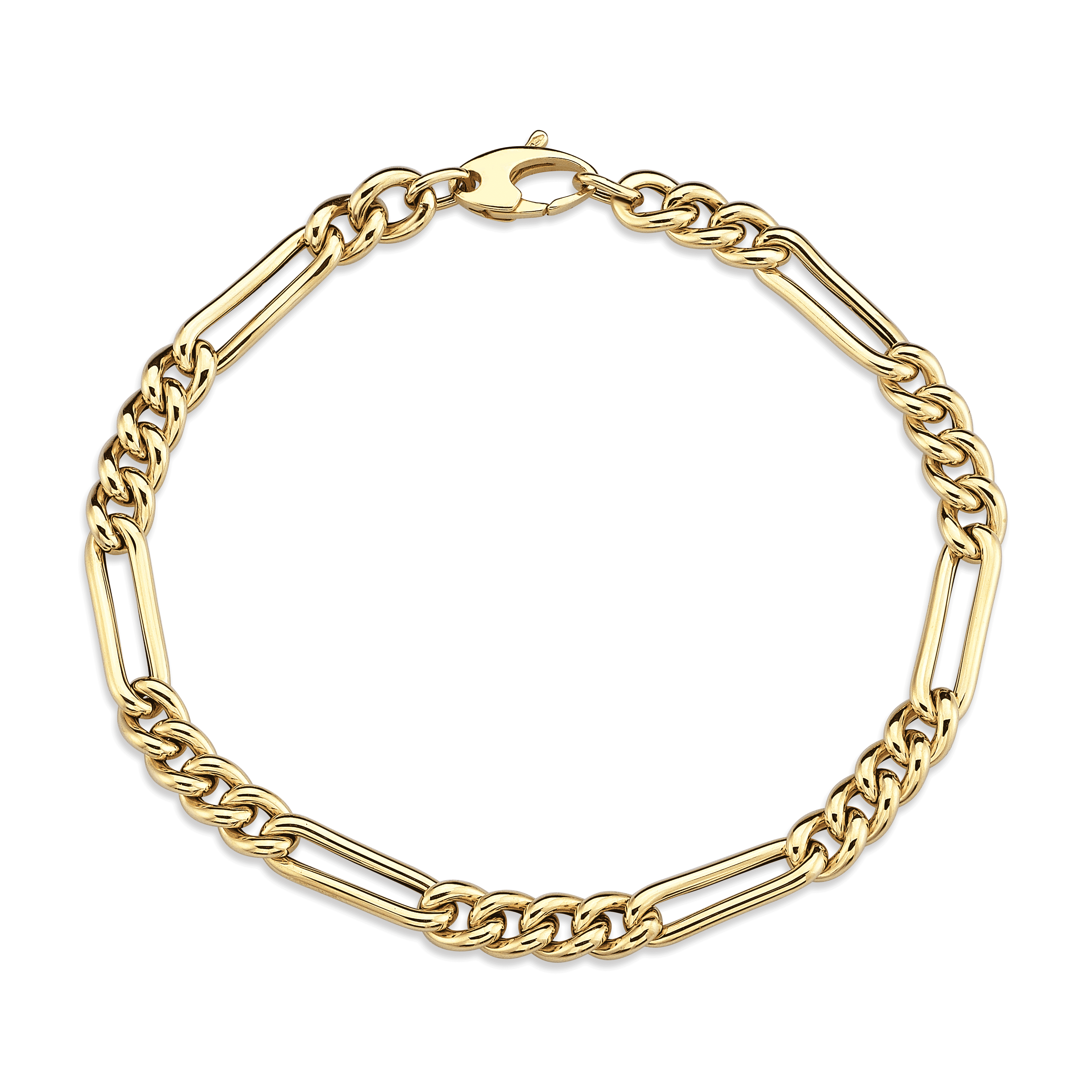 Retro Links Chain Bracelet - 1