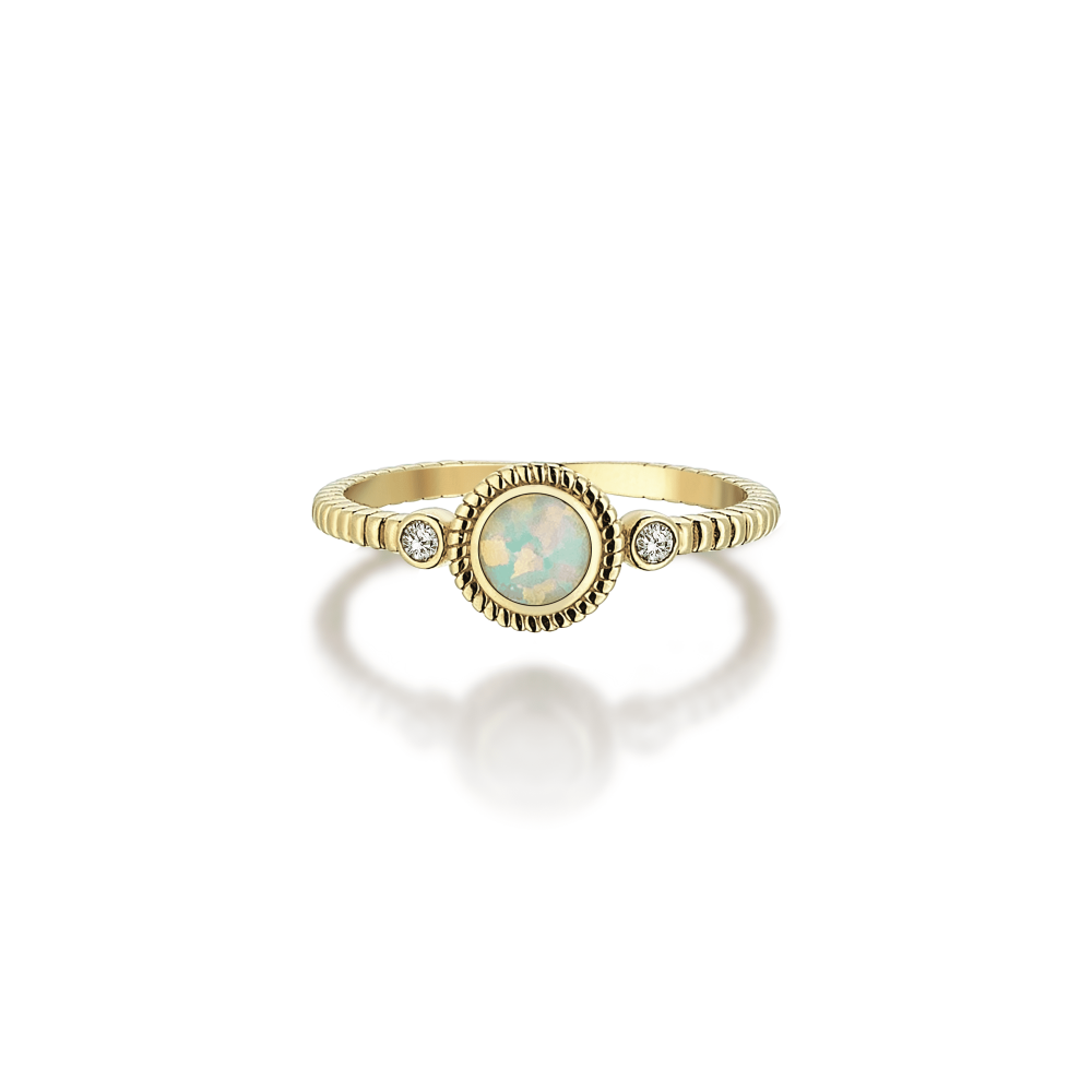 Diamond Circle Girosol Ring - 2