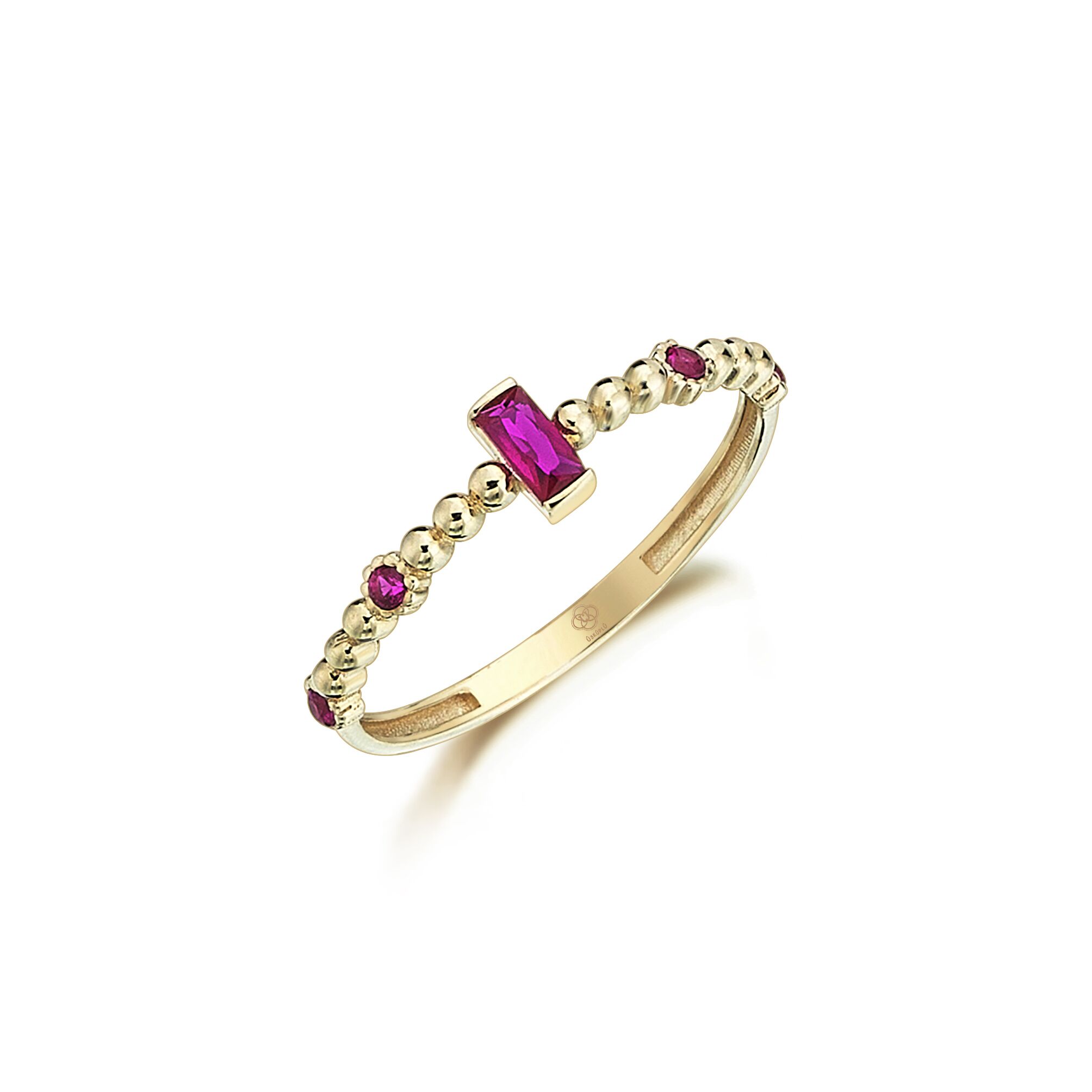 Ruby Charm Ring - Üsküplü