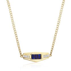 Sapphire in Five Necklace - Üsküplü