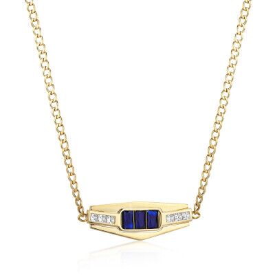 Sapphire in Five Necklace - 1