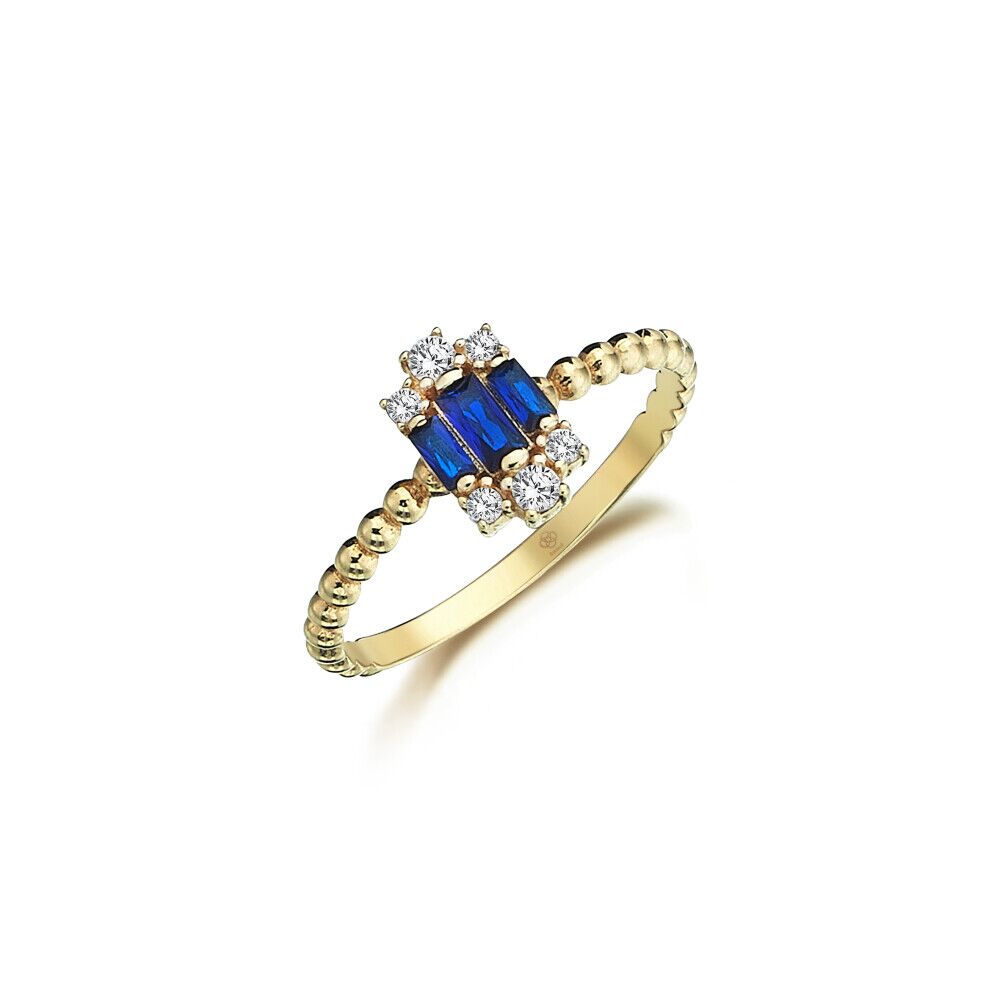 Sapphire Trilogy Ring - Üsküplü