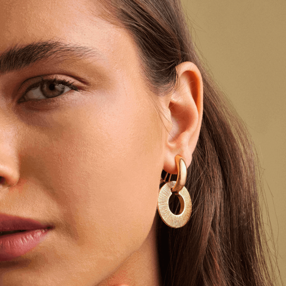 Serra Circular Earring - Üsküplü