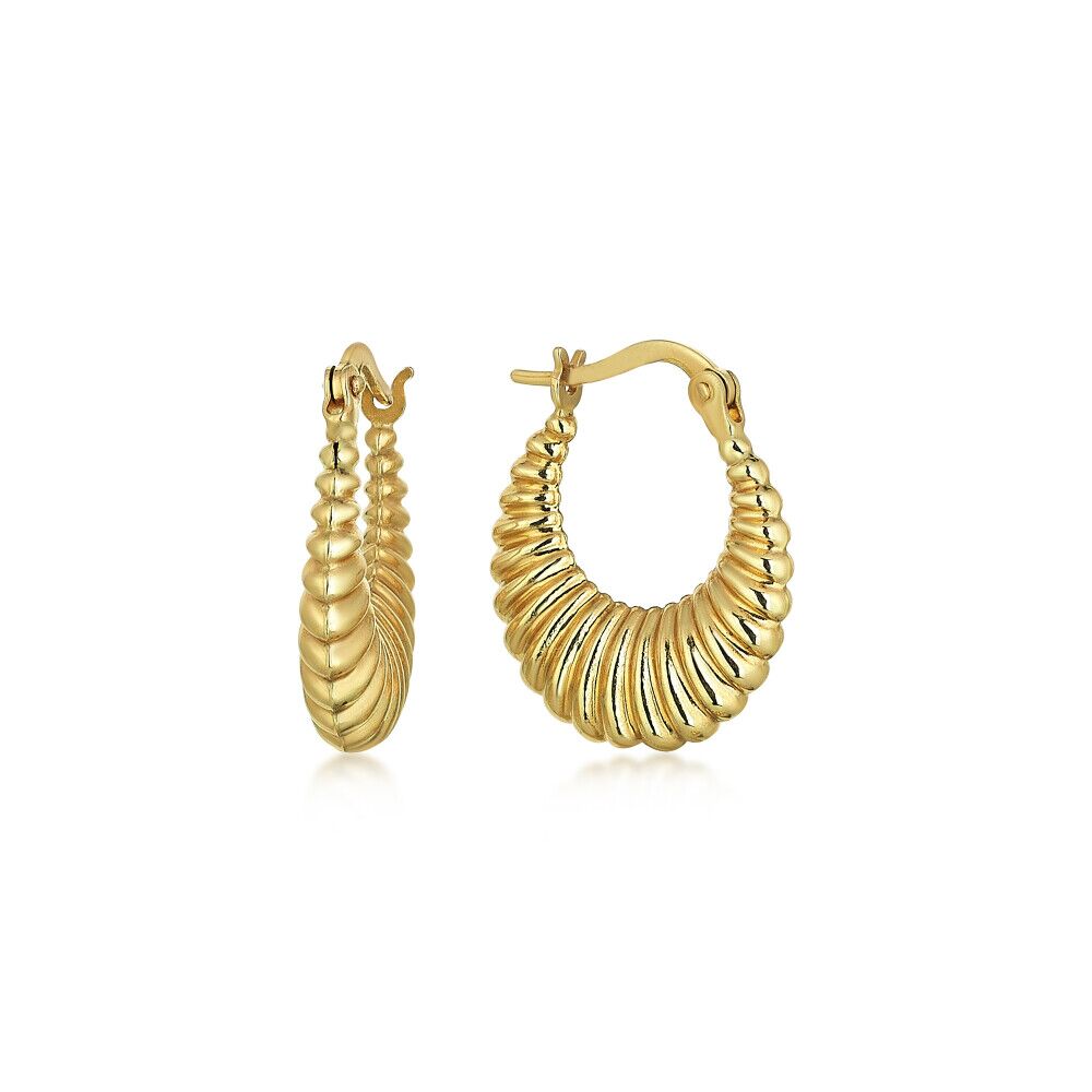 Shell Hoop Earring - 1