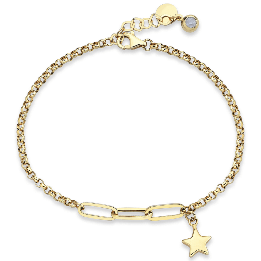 Side Star Charm Bracelet - 1
