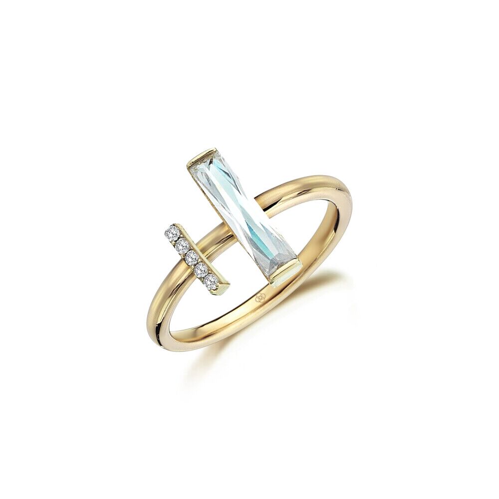 Sister Baguette Ring - Üsküplü