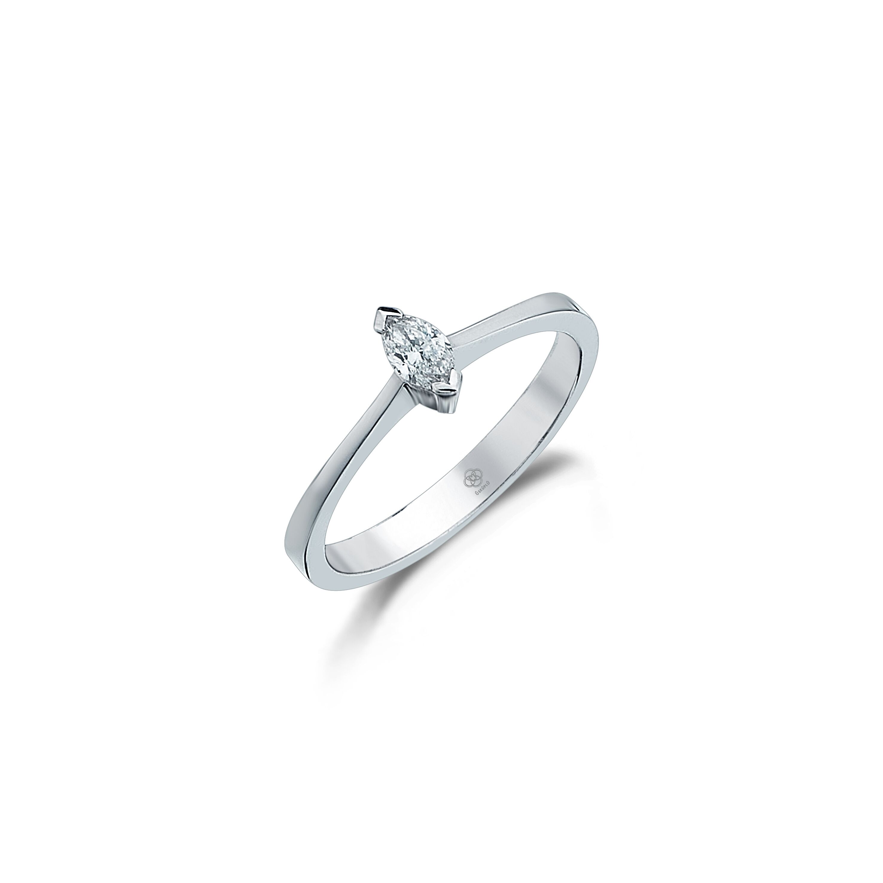 So Simple Marquise Diamond Ring - 1