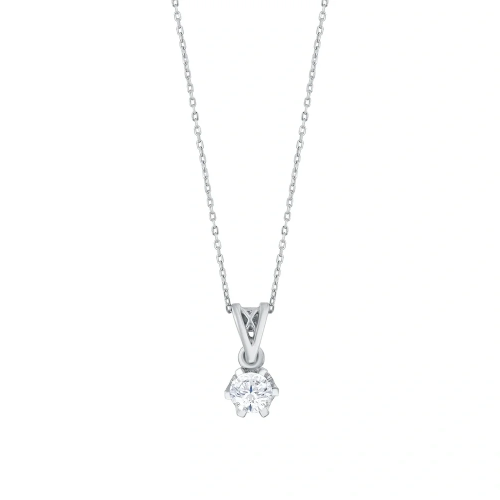 Solea Solitaire Necklace - 1