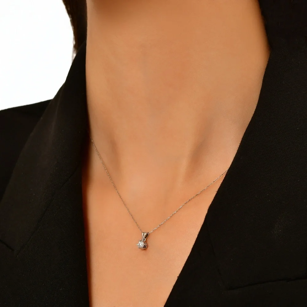 Solea Solitaire Necklace - Üsküplü (1)