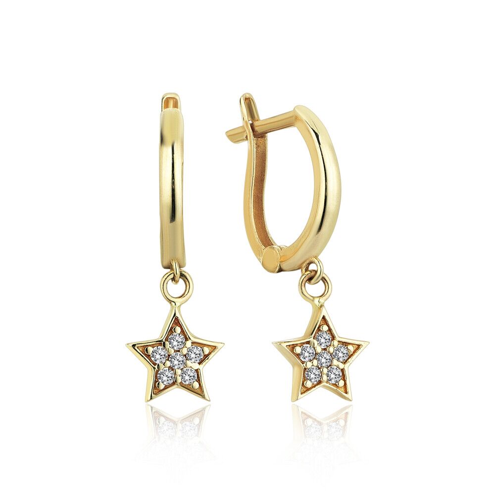 Star Drops Earring - Üsküplü