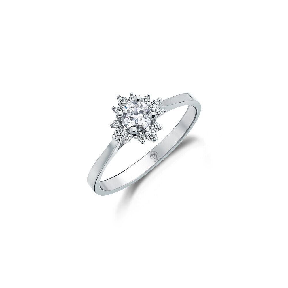 Starry Solitaire Diamond Ring - 1