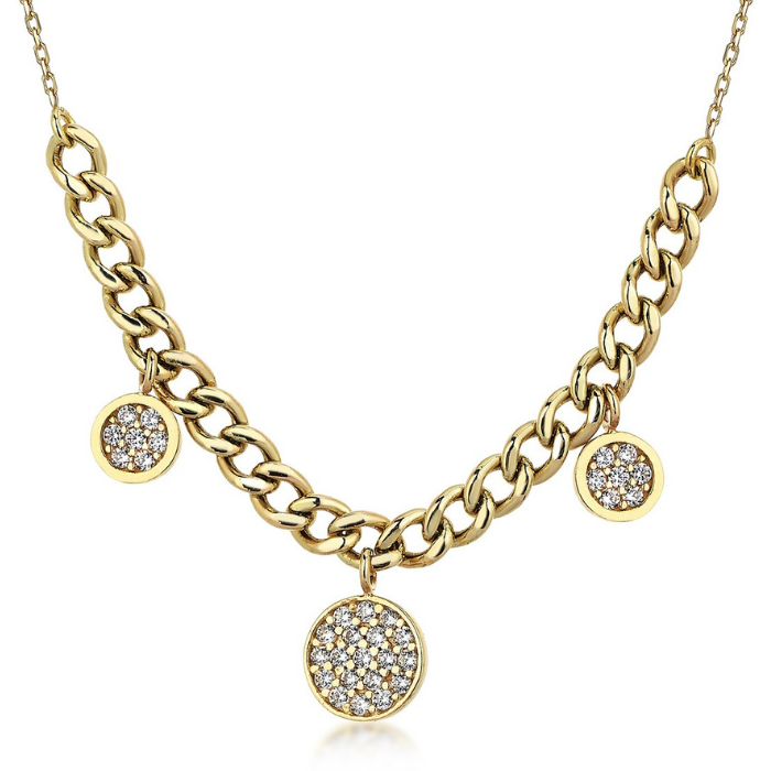 Stoney Babycurb Chain Necklace - 1