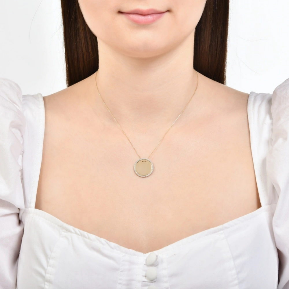 Stoney Plaque Necklace - Üsküplü (1)