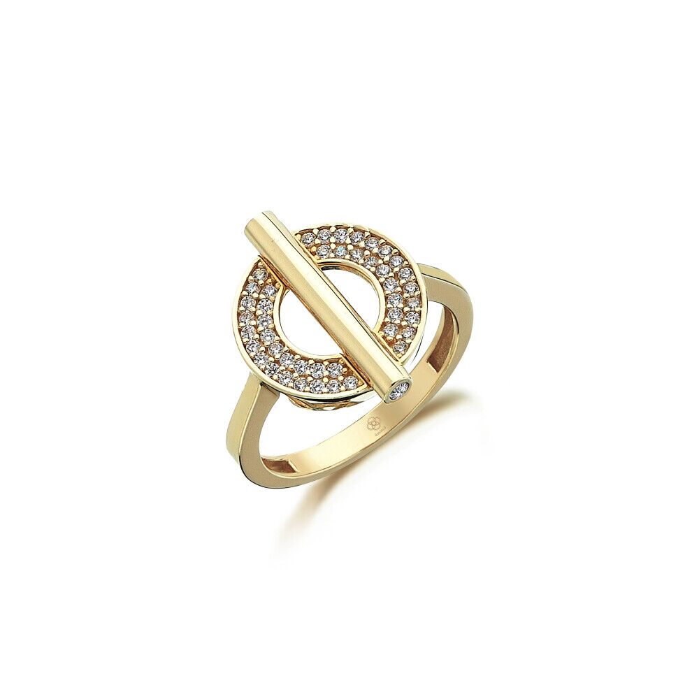 T Framed Ring - Üsküplü