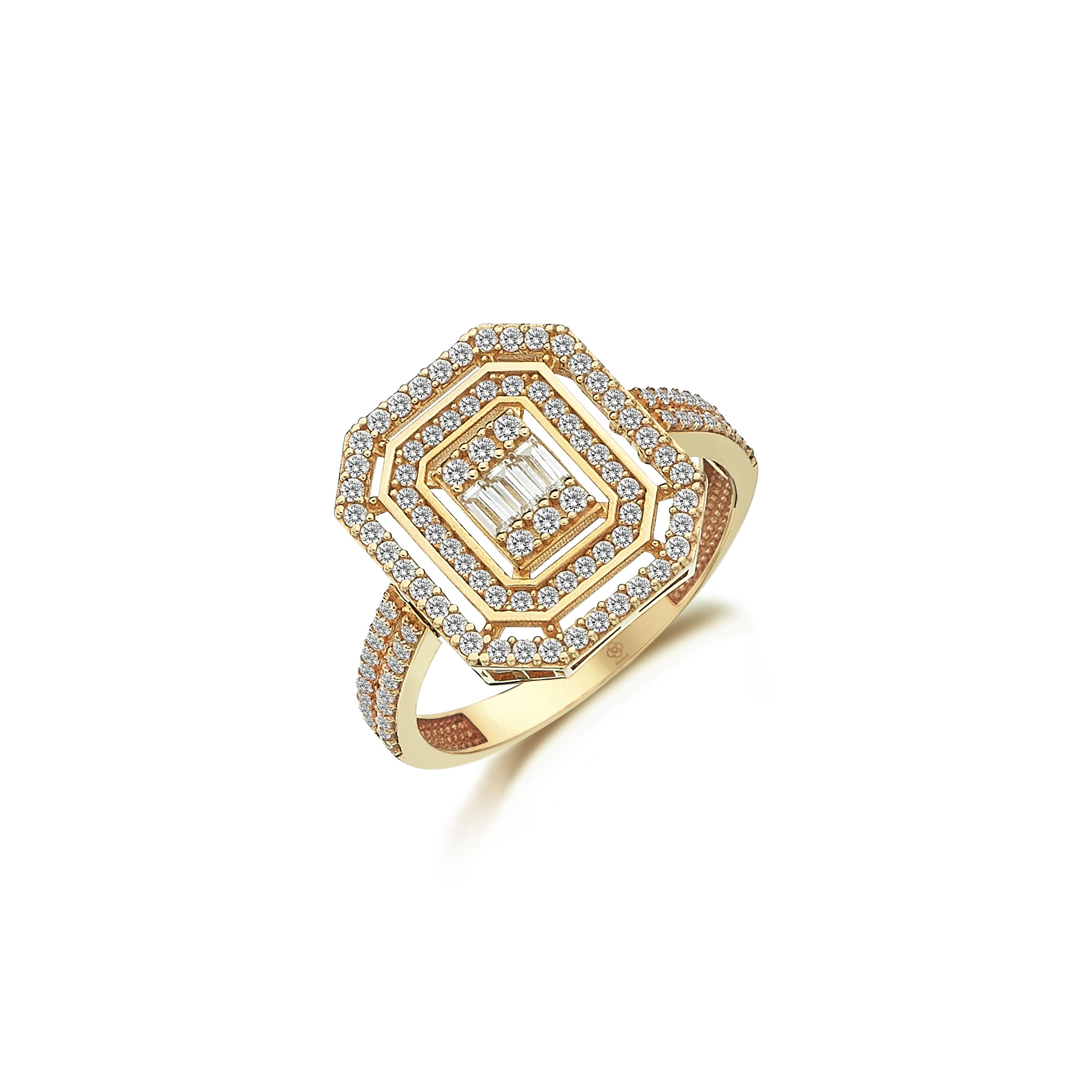 Teen Baguette Ring - Üsküplü