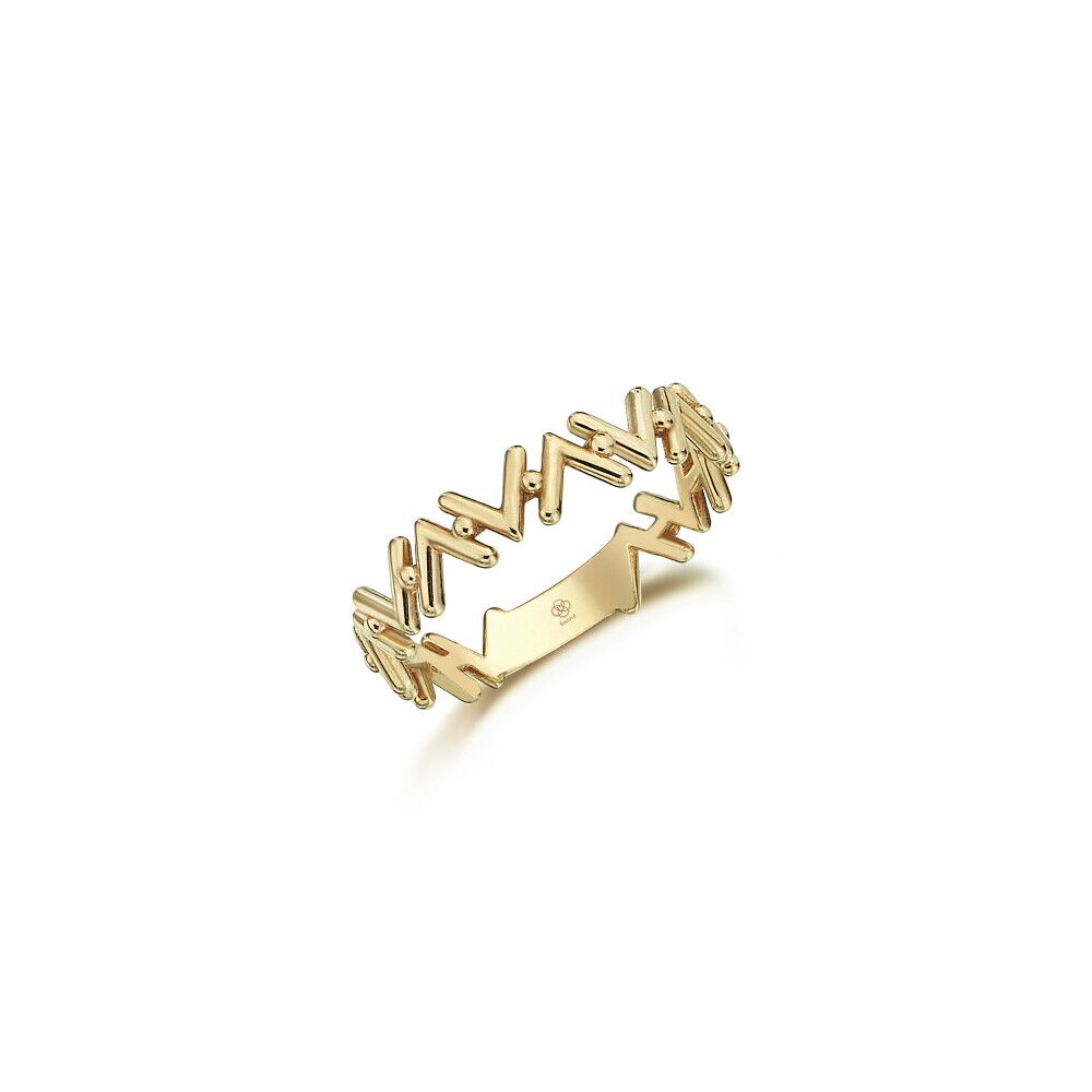 Teen Zig Zag Ring - 1